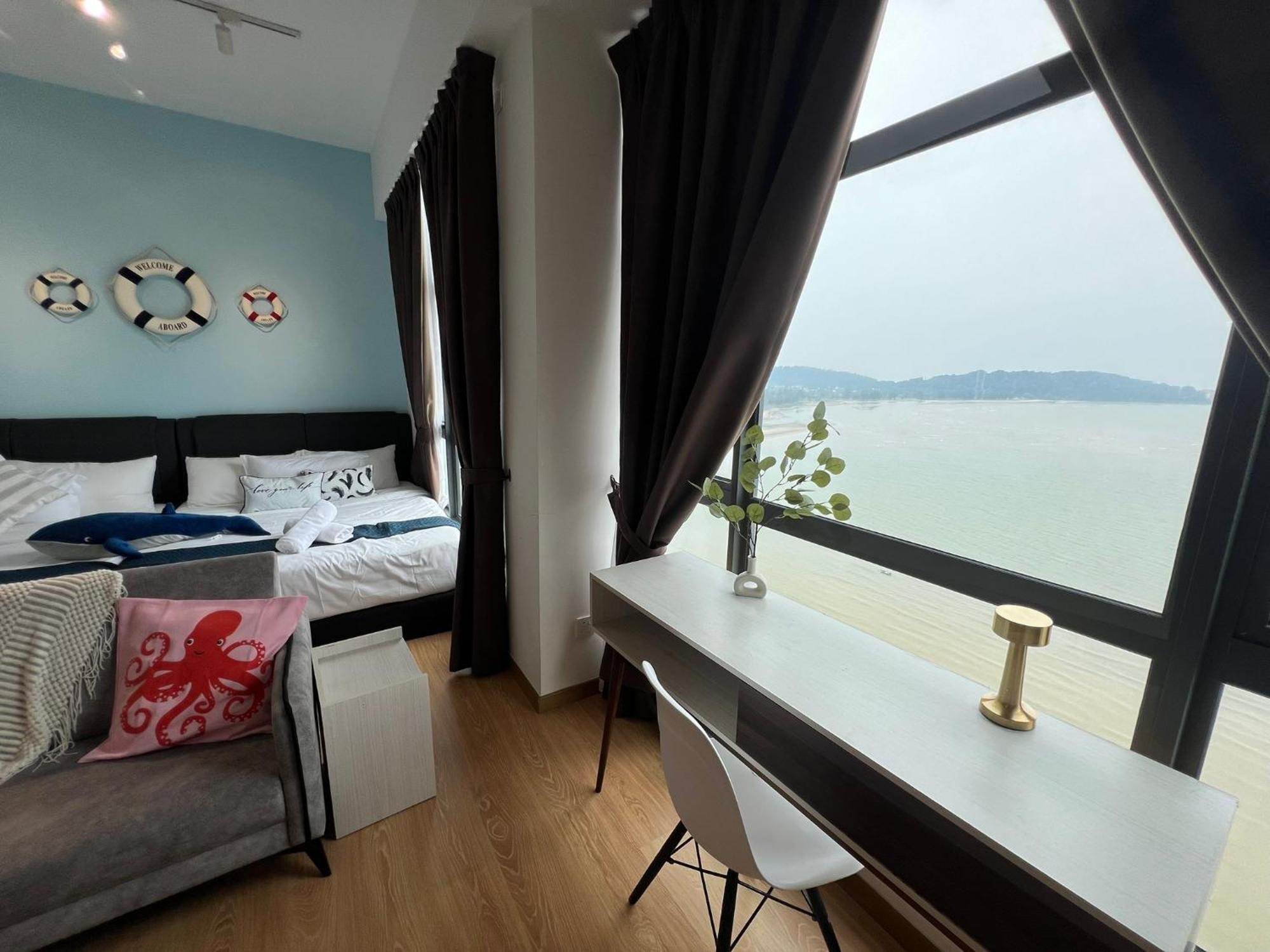 Oceanbay2 Seaview 6Pax Studio Netflix A-18-12 Kuantan Exterior foto